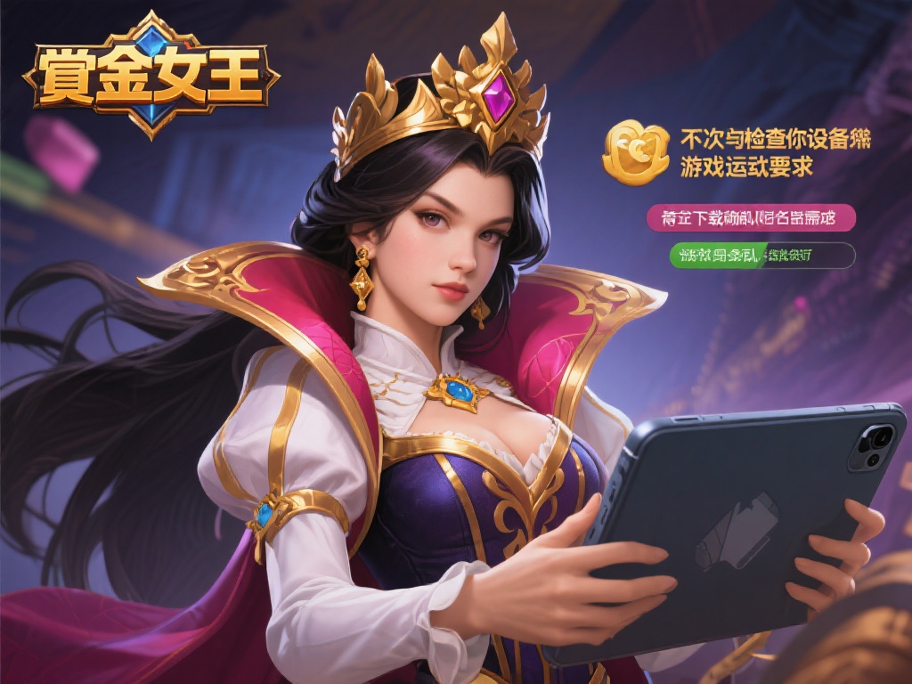 其次，检查你的设备是否满足游戏的运行要求。赏金女王