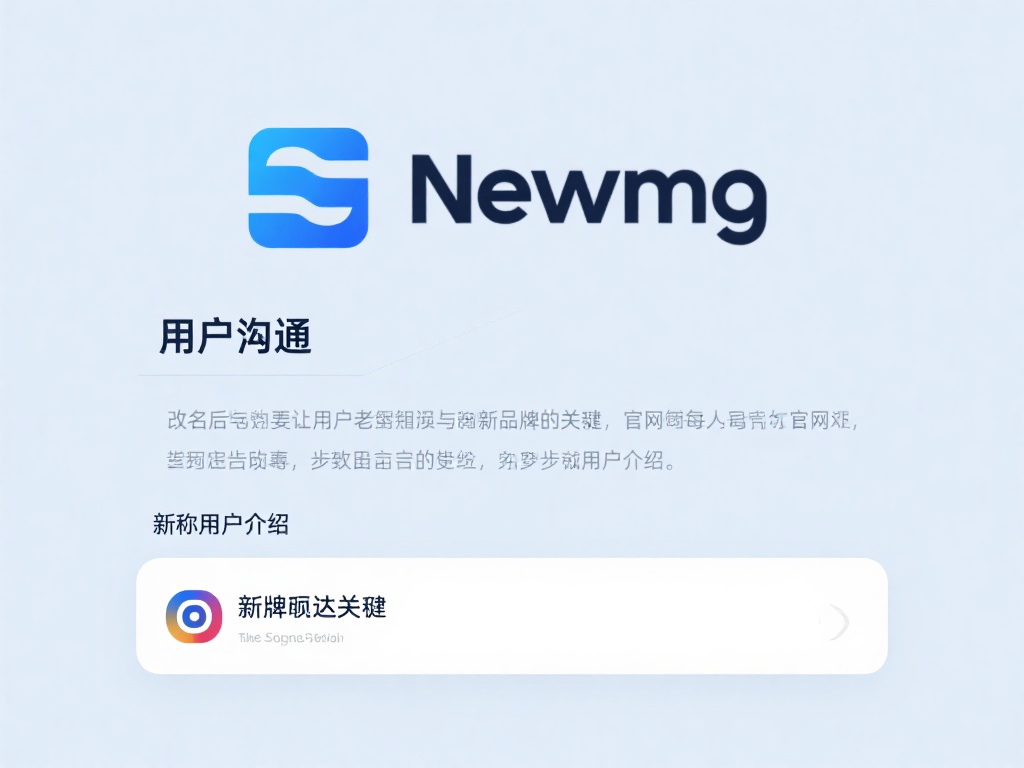 用户沟通与品牌过渡
改名后，如何让老用户接受新品